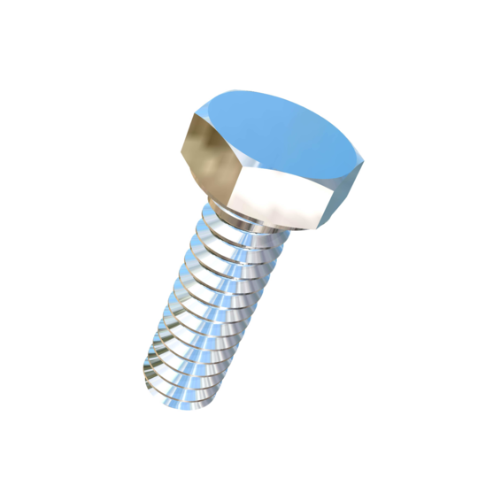 Titanium #10-24 X 5/8 inch UNC Allied Titanium Hex Head Bolt (No Dimple)