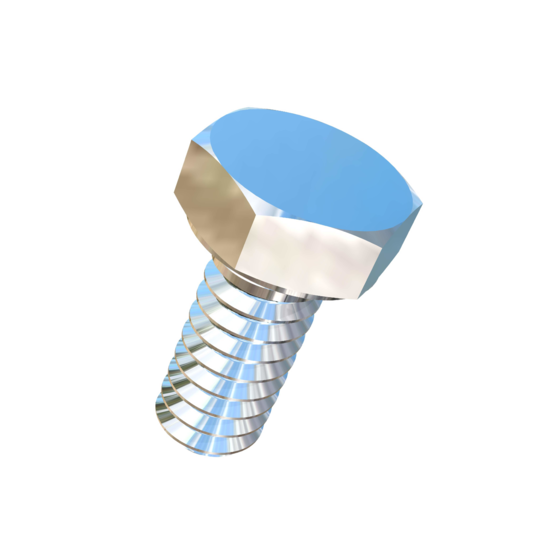 Titanium #10-24 X 7/16 inch UNC Allied Titanium Hex Head Bolt (No Dimple)