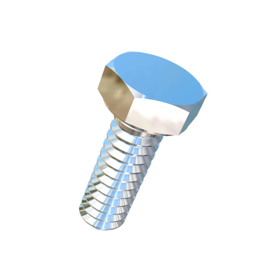 Titanium #10-24 X 9/16 inch UNC Allied Titanium Hex Head Bolt (No Dimple)