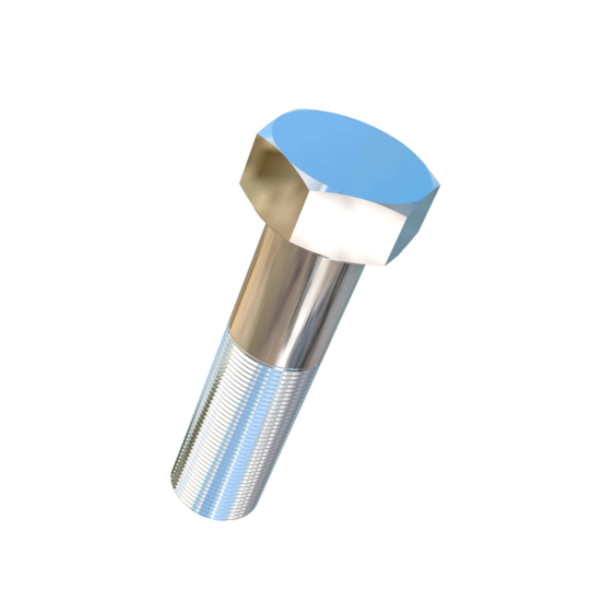 Titanium 1-1/2-12 X 5-1/2 inch UNF Allied Titanium Hex Head Bolt (No Dimple)