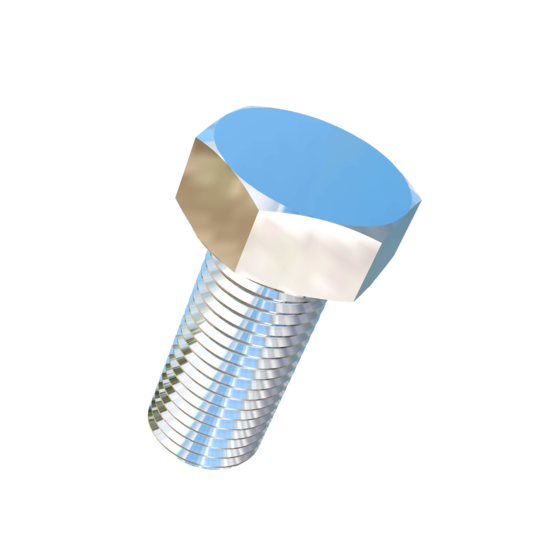 Titanium 1-1/2-6 X 3-1/4 inch UNC Allied Titanium Hex Head Bolt (No Dimple)
