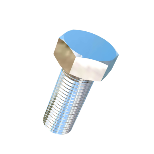 Titanium 1-1/2-6 X 3-3/4 inch UNC Allied Titanium Hex Head Bolt (No Dimple)