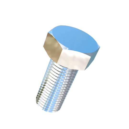 Titanium 1-1/4-7 X 2-7/8 inch UNC Allied Titanium Hex Head Bolt (No Dimple)