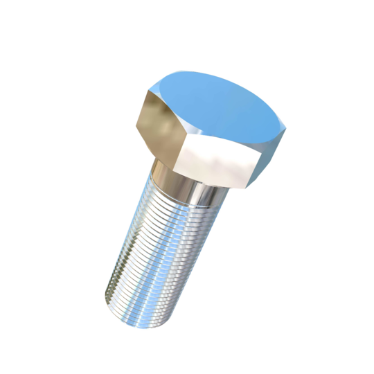 Titanium 1-1/8-12 X 3-1/8 inch UNF Allied Titanium Hex Head Bolt (No Dimple)