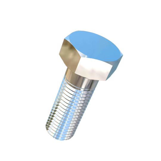 Titanium 1-3/8-6 X 3-7/8 inch UNC Allied Titanium Hex Head Bolt (No Dimple)