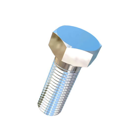 Titanium 1-8 X 2-3/4 inch UNC Allied Titanium Hex Head Bolt (No Dimple)