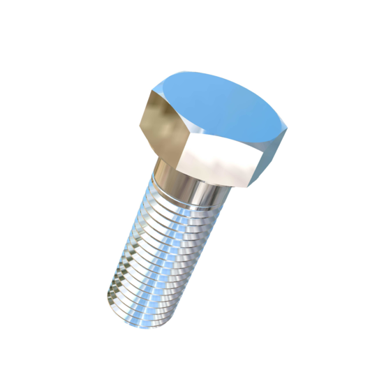 Titanium 1-8 X 2-7/8 inch UNC Allied Titanium Hex Head Bolt (No Dimple)