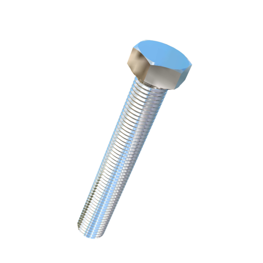 Titanium 1-8 X 6-1/2 inch UNC Fully Threaded Allied Titanium Hex Head Bolt (No Dimple)