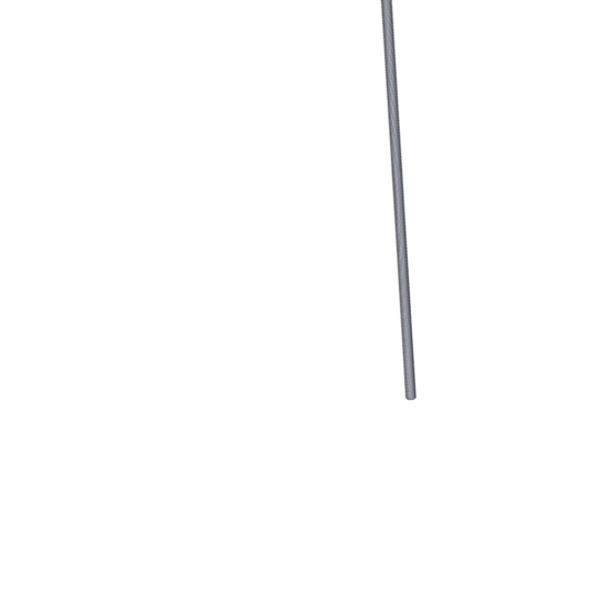 Titanium 1/2-13 X 22 inch UNC Fully Threaded Allied Titanium Hex Head Bolt (No Dimple)