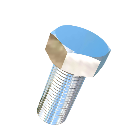 Titanium 1/2-20 X 1-1/8 inch UNF Fully Threaded Allied Titanium Hex Head Bolt