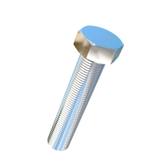 Titanium 2-1/4-4.5 X 11 inch UNC Fully Threaded Allied Titanium Hex Head Bolt (No Dimple)