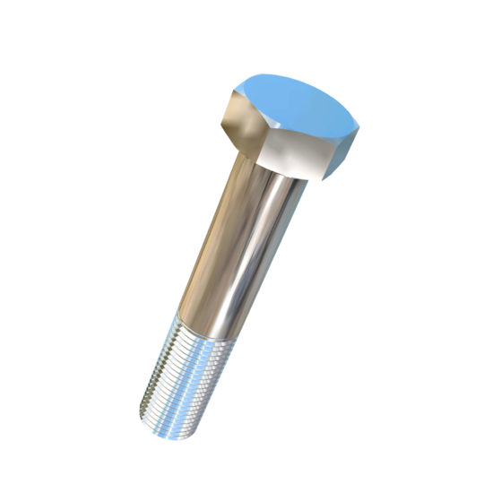 Titanium 2-1/4-4.5 X 12 inch UNC Allied Titanium Hex Head Bolt (No Dimple)
