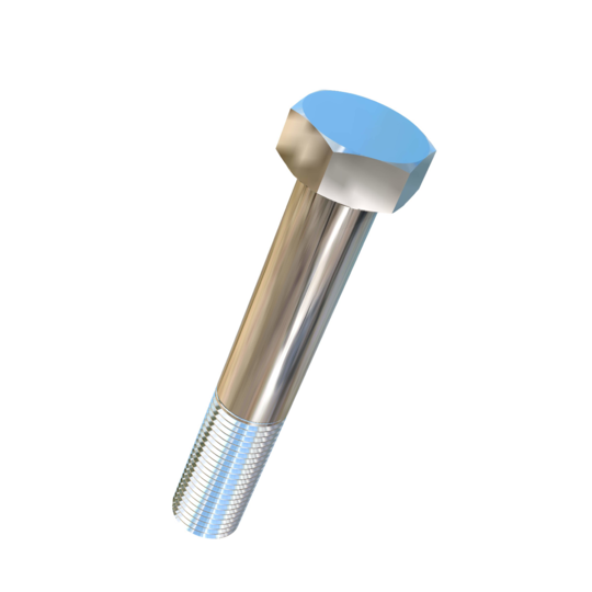 Titanium 2-1/4-4.5 X 13 inch UNC Allied Titanium Hex Head Bolt (No Dimple)