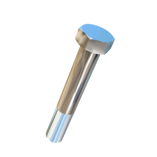 Titanium 2-1/4-4.5 X 14 inch UNC Allied Titanium Hex Head Bolt (No Dimple)