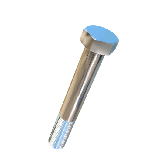 Titanium 2-1/4-4.5 X 15 inch UNC Allied Titanium Hex Head Bolt (No Dimple)