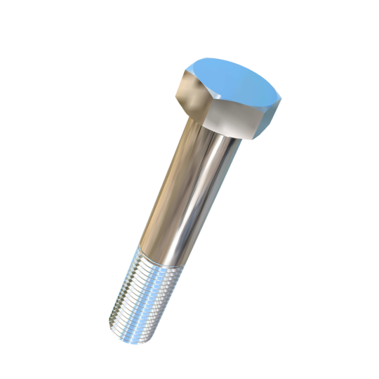 Titanium 2-4.5 X 11 inch UNC Allied Titanium Hex Head Bolt (No Dimple)