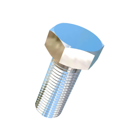 Titanium 2-4.5 X 5 inch UNC Allied Titanium Hex Head Bolt (No Dimple)