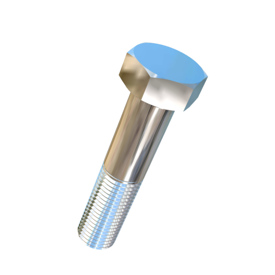 Titanium 2-4.5 X 9 inch UNC Allied Titanium Hex Head Bolt (No Dimple)