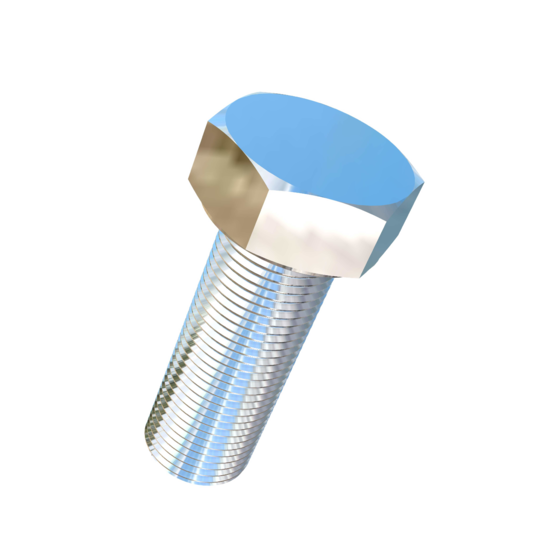 Titanium 3/4-16 X 2 inch UNF Fully Threaded Allied Titanium Hex Head Bolt (No Dimple)