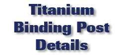 Titanium Binding Post Details