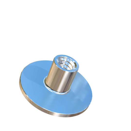 Titanium #10-24 UNC X 9/32 inch Allied Titanium Round Weld Nut