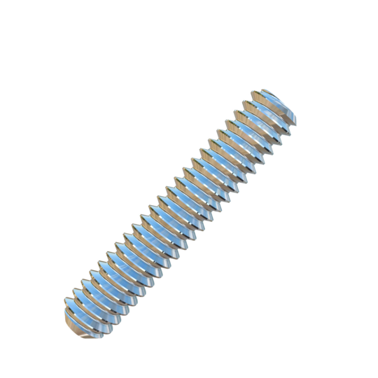 Titanium #10-24 X 1 inch UNC Allied Titanium Set Screw, Socket Drive with Flat Point