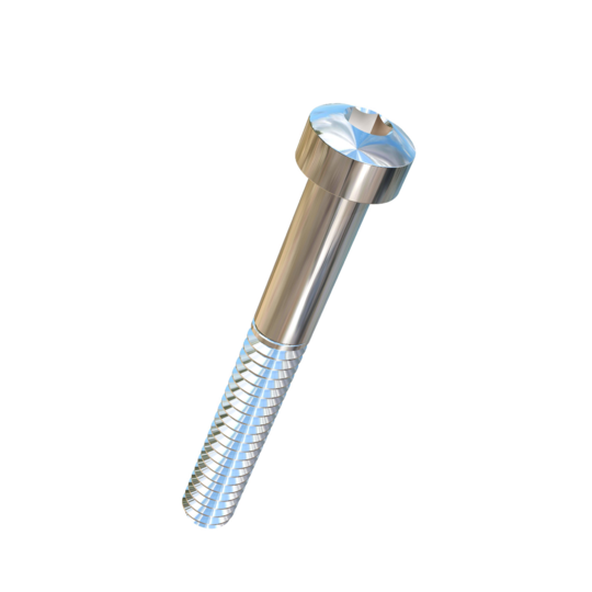 Titanium #10-24 X 1-1/2 UNC Fillister Head, Socket Drive, Allied Titanium Cap Screw