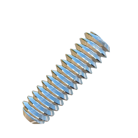 Titanium #10-24 X 5/8 inch UNC Allied Titanium Set Screw, Socket Drive with Cup Point