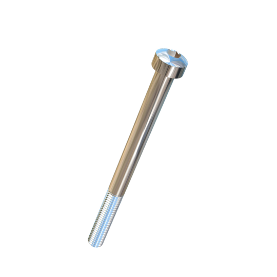 Titanium #10-32 X 2-1/2 UNF Fillister Head, Socket Drive, Allied Titanium Cap Screw