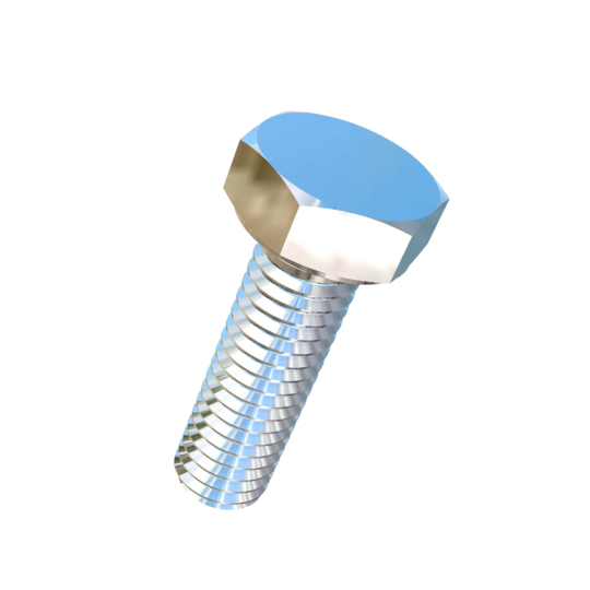 Titanium #10-32 X 5/8 inch UNF Allied Titanium Hex Head Bolt (No Dimple)