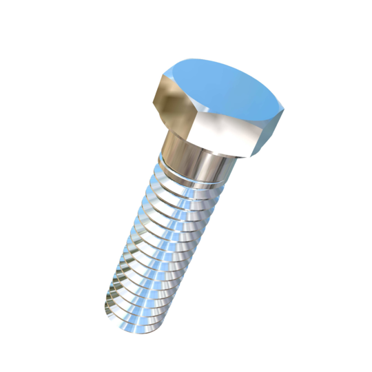Titanium #12-24 X 13/16 inch UNC Allied Titanium Hex Head Bolt (No Dimple)