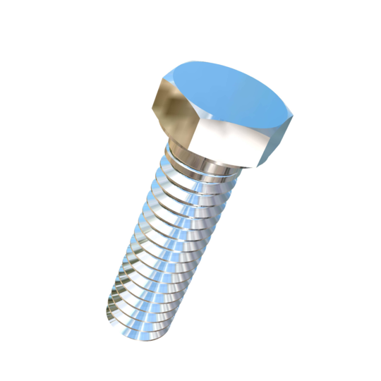 Titanium #12-24 X 3/4 inch UNC Allied Titanium Hex Head Bolt (No Dimple)