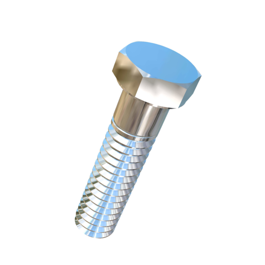 Titanium #12-24 X 7/8 inch UNC Allied Titanium Hex Head Bolt (No Dimple)