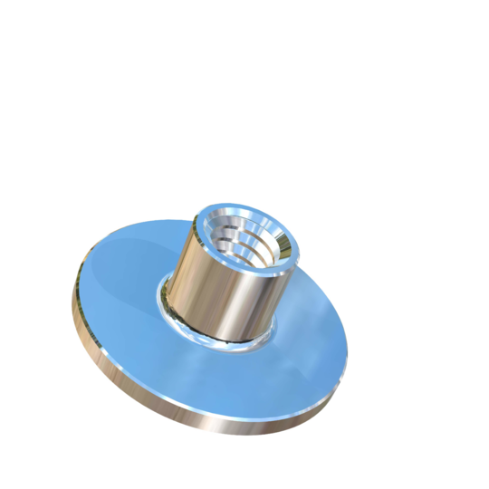 Titanium #4-48 UNF X 1/8 inch Allied Titanium Round Weld Nut