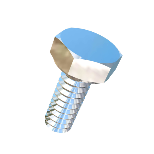 Titanium #6-32 X 3/8 inch UNC Allied Titanium Hex Head Bolt (No Dimple)