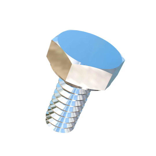 Titanium #6-32 X 5/16 inch UNC Allied Titanium Hex Head Bolt (No Dimple)
