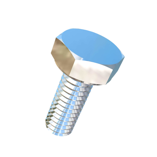 Titanium #6-40 X 3/8 inch UNF Allied Titanium Hex Head Bolt (No Dimple)