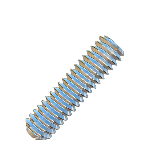 Titanium #8-32 X 5/8 inch UNC Allied Titanium Set Screw, Socket Drive with Flat Point and 3A Threads