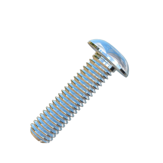 Titanium #8-36 X 5/8 UNF Button Head Socket Drive Allied Titanium Machine Screw with 3A Threads