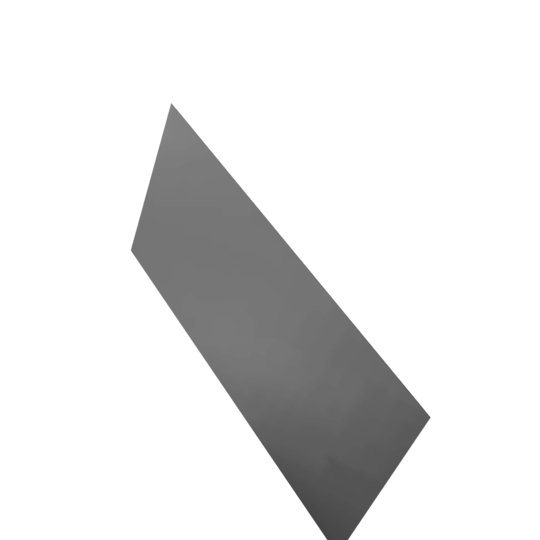 Titanium 0.063 inch thick Trapezoid, top: 47-13/16, Bottom: 46, Distance between Top and Bottom: 20-3/8 inches