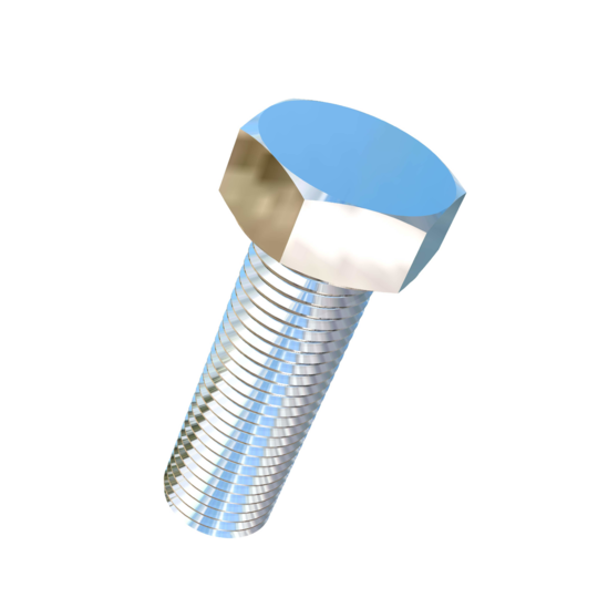 Titanium 1-1/2-6 X 4-1/2 inch UNC Fully Threaded Allied Titanium Hex Head Bolt (No Dimple)