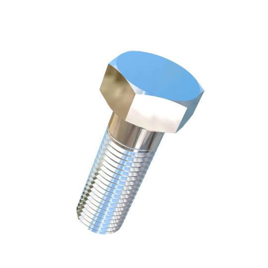 Titanium 1-1/4-7 X 3-5/8 inch UNC Allied Titanium Hex Head Bolt (No Dimple)