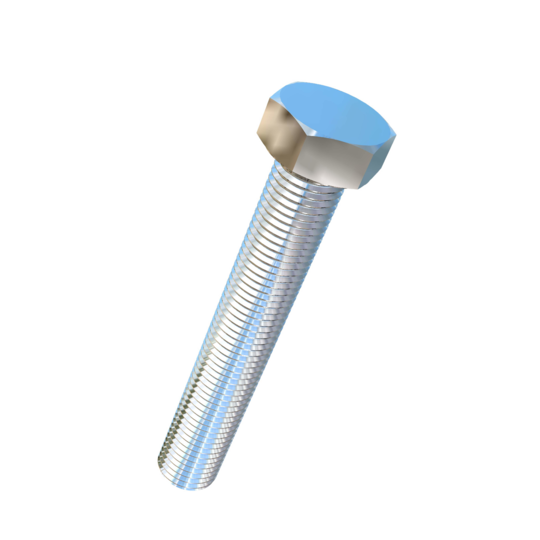 Titanium 1-3/4-5 X 10-3/4 inch UNC Fully Threaded Allied Titanium Hex Head Bolt (No Dimple)