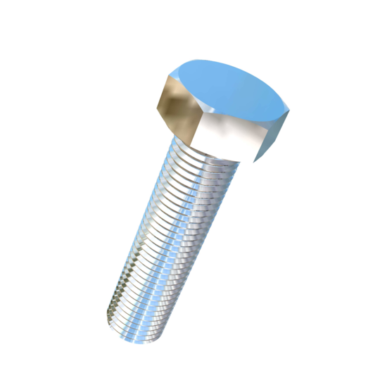 Titanium 1-3/4-5 X 7 inch UNC Fully Threaded Allied Titanium Hex Head Bolt (No Dimple)