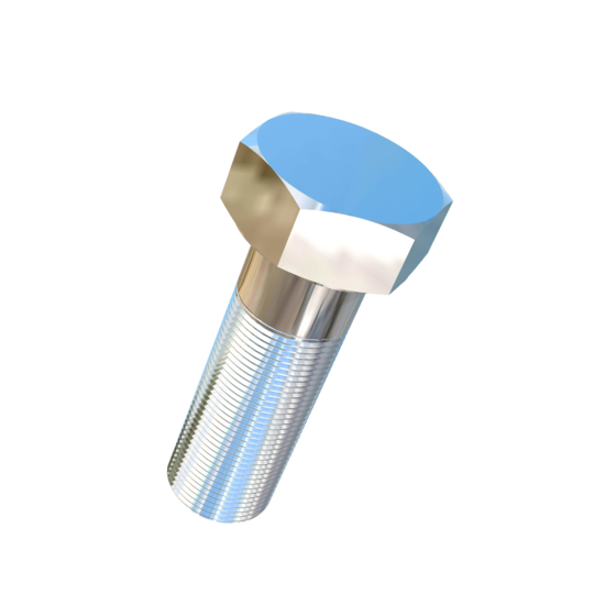 Titanium 1-3/8-12 X 4 inch UNF Allied Titanium Hex Head Bolt (No Dimple)