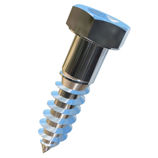 Titanium 1/2 X 2 Dimpled Hex Head Allied Titanium Lag Screw