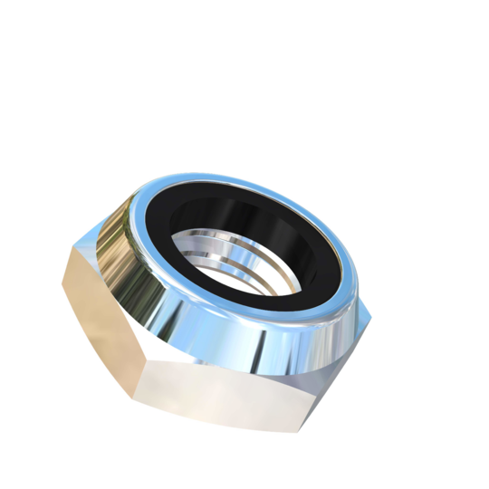 Titanium 1/2-13 UNC Allied Titanium Hex Lock Nut, Low Profile