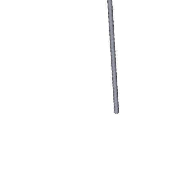 Titanium 1/2-13 X 13-1/4 inch UNC Fully Threaded Allied Titanium Hex Head Bolt (No Dimple)