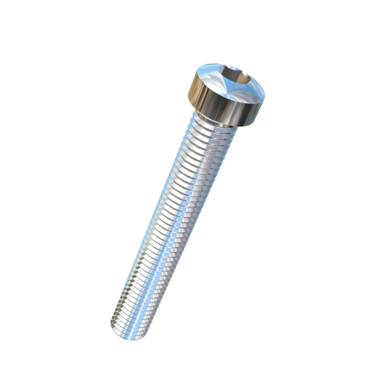 Titanium 1/2-13 X 3-1/2 UNC Fillister Head, Socket Drive,  Allied Titanium Machine Screw