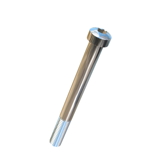 Titanium 1/2-13 X 5 UNC Fillister Head, Socket Drive,  Allied Titanium Cap Screw